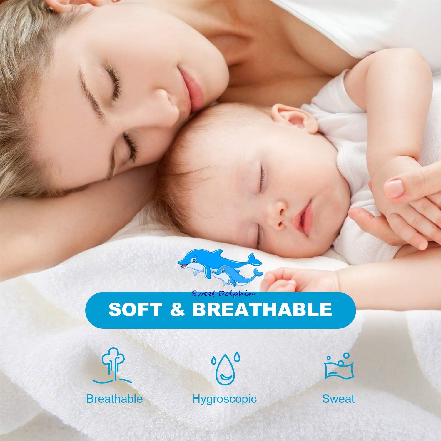 3 Pack Premium Bamboo Baby Bath Towel - Ultra Absorbent - Ultra Soft Organic Hypoallergenic Hooded Towels for Babies,Infant - Newborn Essential Must Haves - Perfect Baby Registry Gifts for Boy Girl : Baby