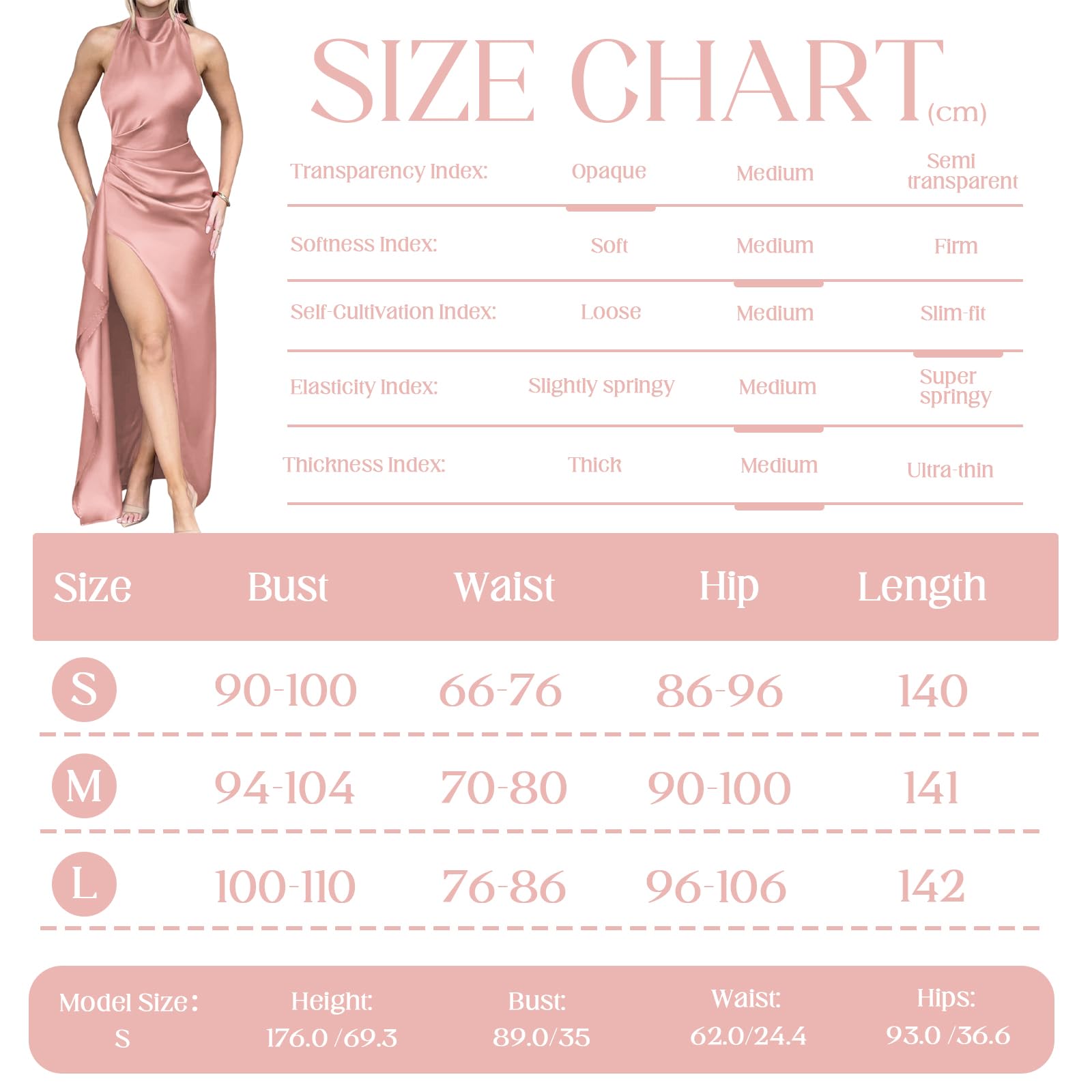 Robe Femme Sexy Longue Robes Maxi Dos Nu Fendue en Satin Robe de Soirée sans Manches Col Halter Chic Et Elégant Robes de Cocktail Party Demoiselle d'honneur
