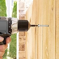 Vista 7 de Tornillos de madera de 1/2 pulgada #4 x 1/2", 100 tornillos de acero inoxidable 18-8 (304), cabeza plana Phillips, tornillos autorroscantes rápidos