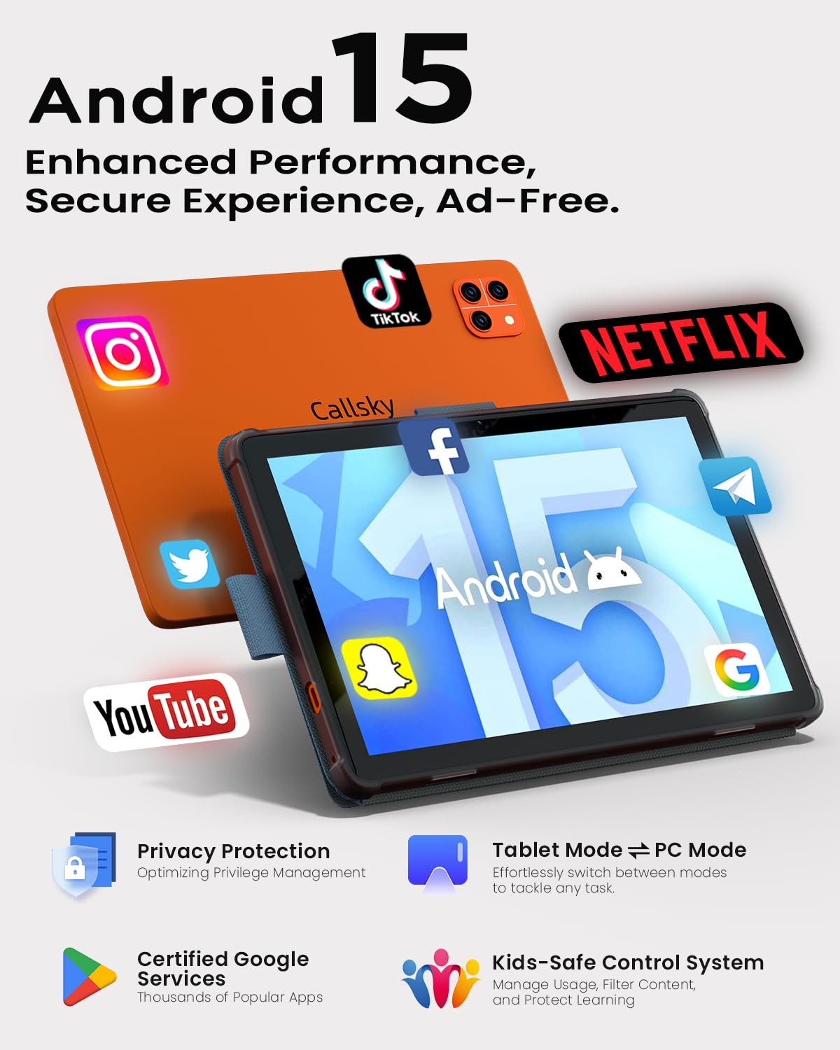 Amazon.com : Android 15 Tablet 10.1 Inch, 16GB RAM 128GB ROM, Octa