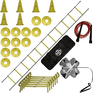 ND Sports Speed Agility Hurdles Chute Traffic Cones Ladder Football Training Sport Kit ND