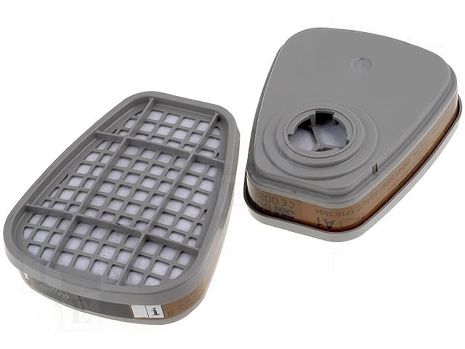 Pareja de filtros de gases y vapores 3M 6051 A1 para máscaras de protección