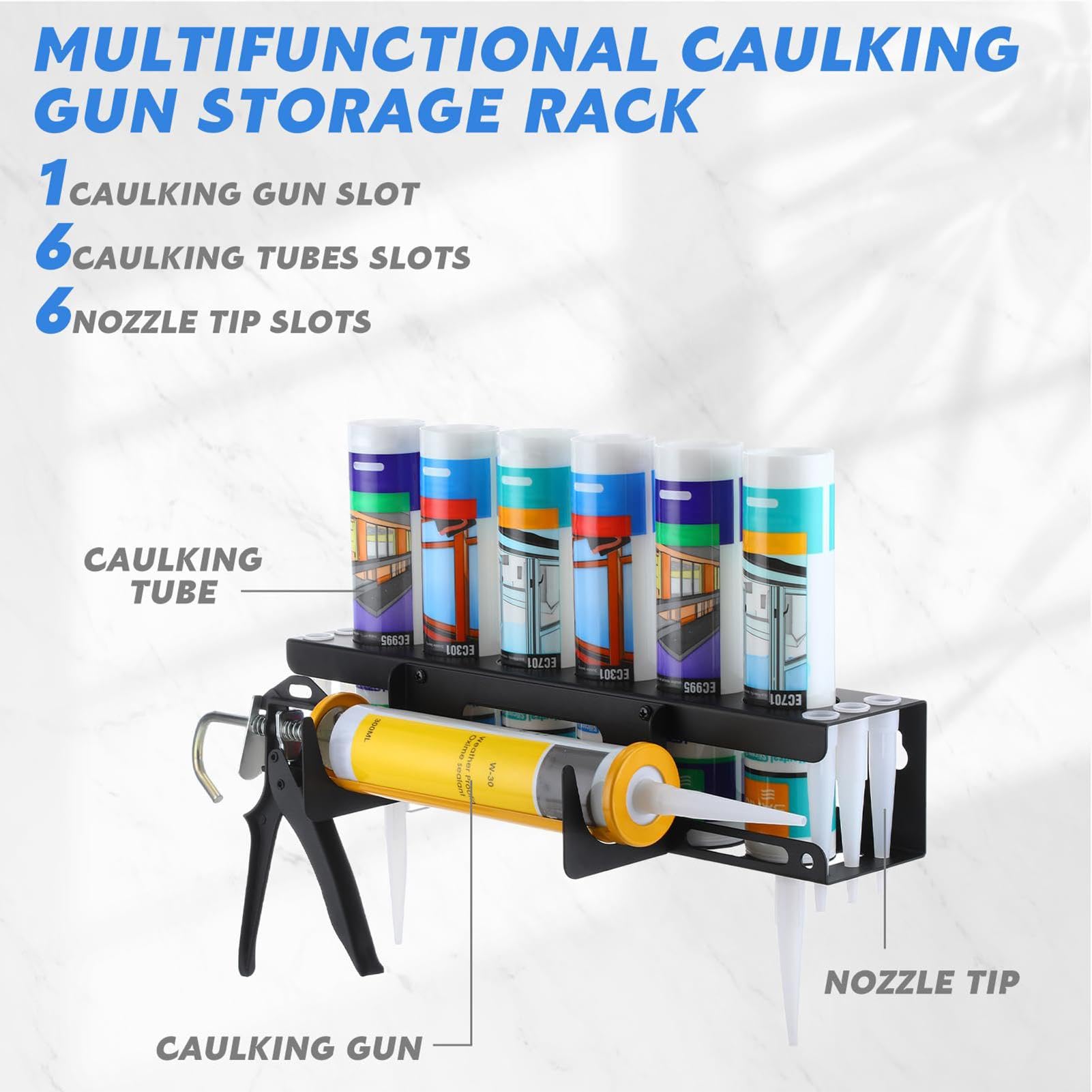 Sealant tube houder, decorateurs kitten, siliconen kit houder, krijthouder. Gemaakt van metaal. Voor bestelwagens rekken werkplaats garage schuur Sealant tube houder, decorateurs kitten, siliconen kit houder, krijthouder. Gemaakt van metaal. Voor bestelwagens rekken werkplaats garage schuur