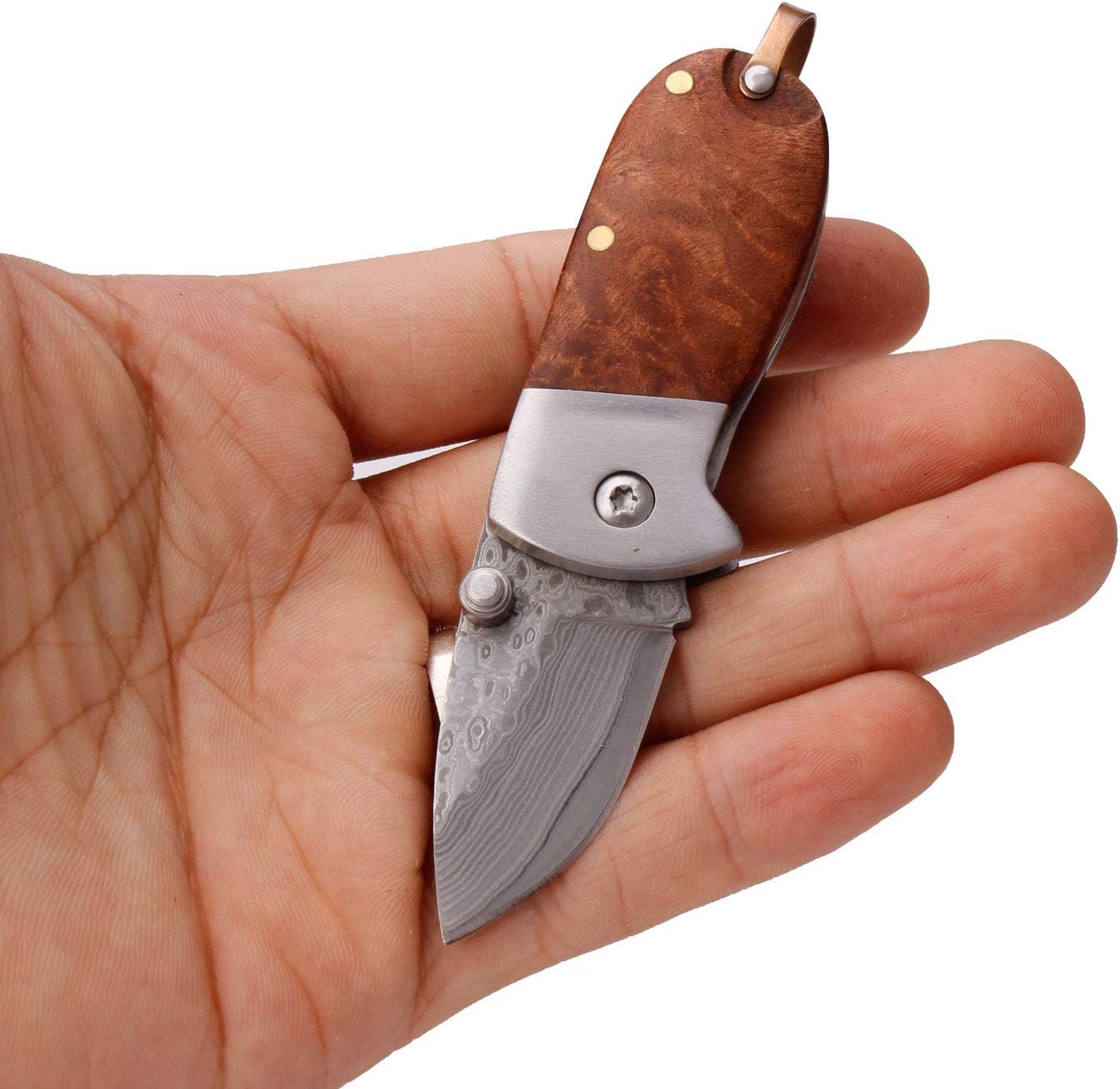 Samior Q13 Small Stout Pocket Knife - Durable Folding Survival Knife