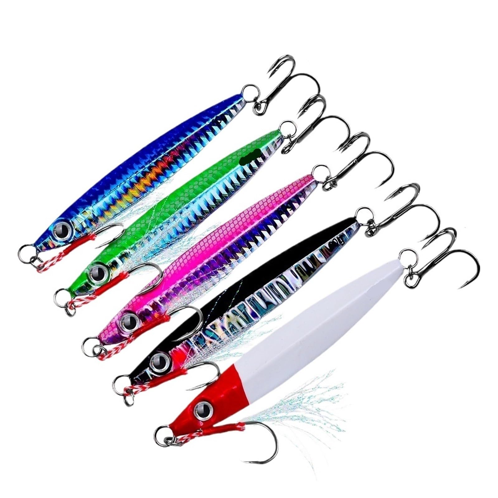 5 pièces Yeux gabarit leurre 10g 15g 20g 30g 40g 60g bionique appât Eau salée Rivage coulée matériel de pêche