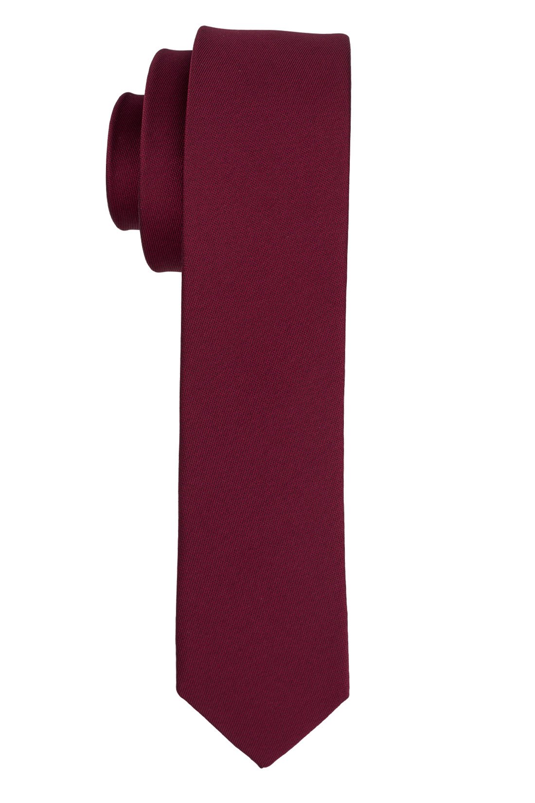 The Tie HubPremium Solid Ultra Thin Microfiber Slim Necktie for Men