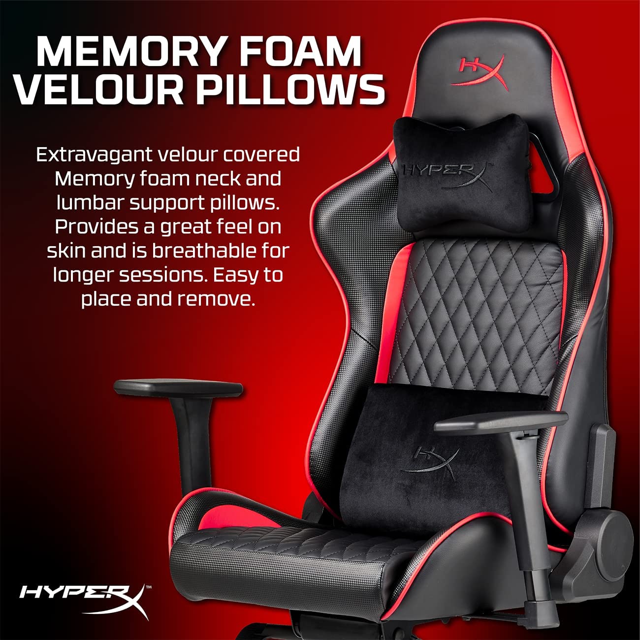 HyperX Blast Gaming Chair Ergonomic Gaming Chair, Leather Upholstery