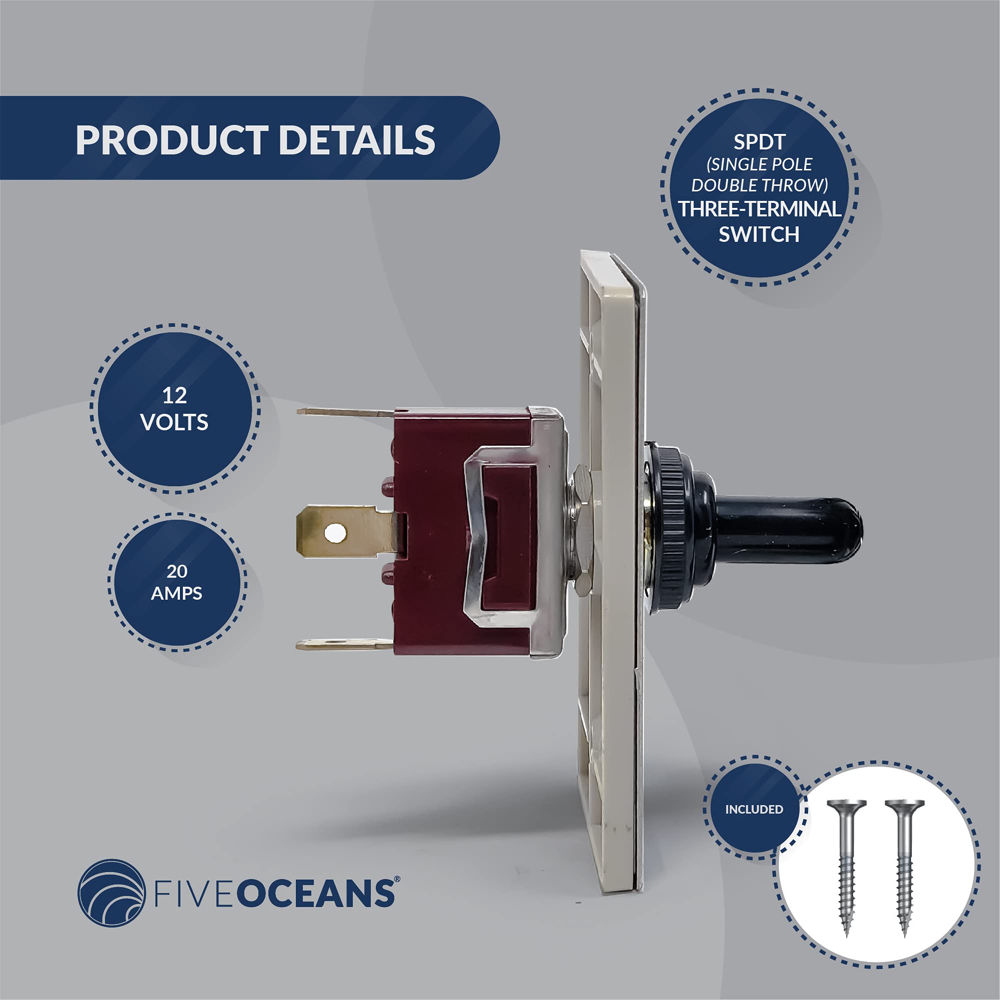 Five Oceans Boat Anchor Windlass Toggle Switch