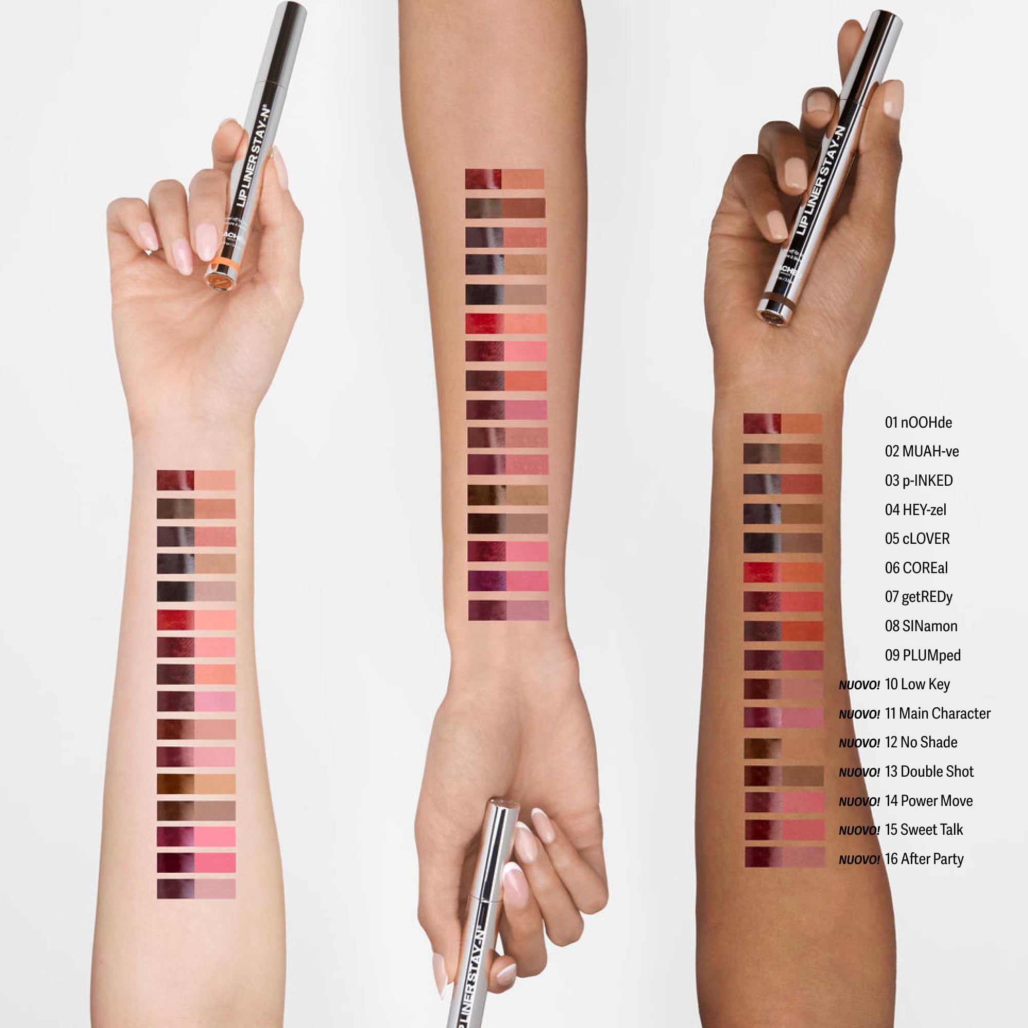 Sacheu Lip Liner Stay-N Tinta Labbra Peel Off – Tattoo per Labbra a Lunga Durata, Effetto Matte Transfer Proof con Acido Ialuronico e Vitamina E, Vegano Trucco Cruelty-free (p-INKED)