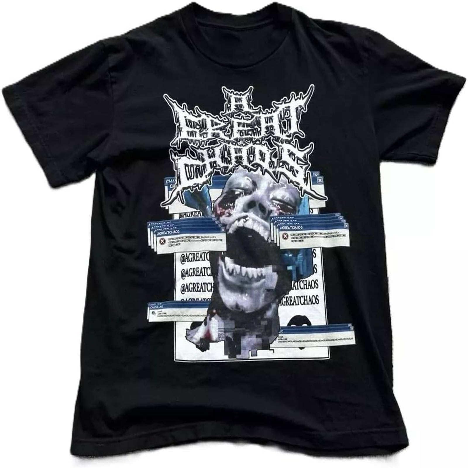 Miss Lilly Men's Black 2024 Ken Carson A Great Chaos Tour Merch T-Shirt 3XL