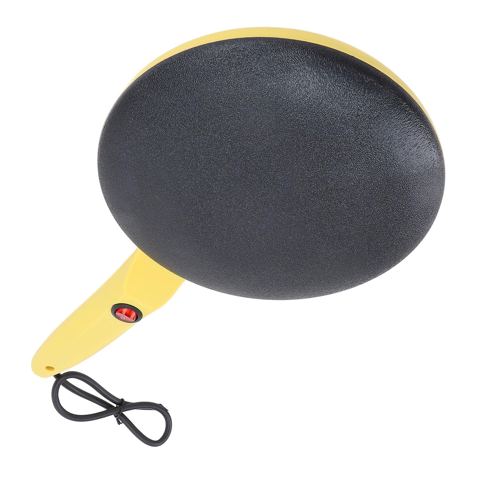 Hidyliu Crepiera Elettrica, Superficie Antiaderente 8 Pollici con Controllo Automatico della Temperatura, per Crepes, Pancake, Omelette, Colazione (Spina europea 220 V)