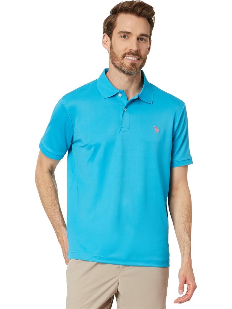 U.S. POLO ASSN. Classic Fit Interlock Solid Polo Shirt