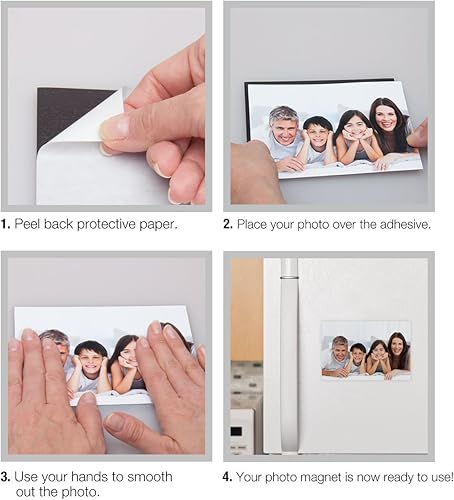 Miniatura 9 de Neil Enterprises Inc. Imanes autoadhesivos de 4" x 6" - Paquete de 25