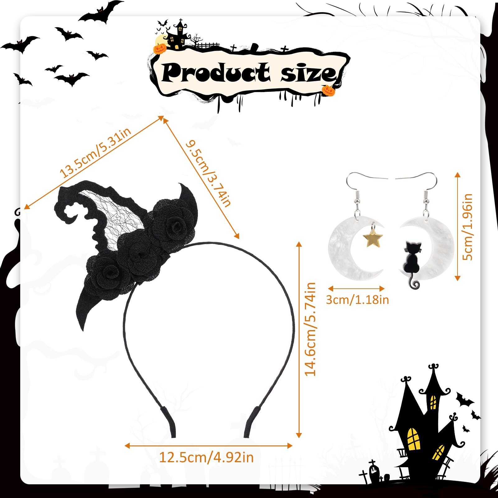 Serre Tête Halloween Accessoires De Costumes D'Halloween Bandeau Pour