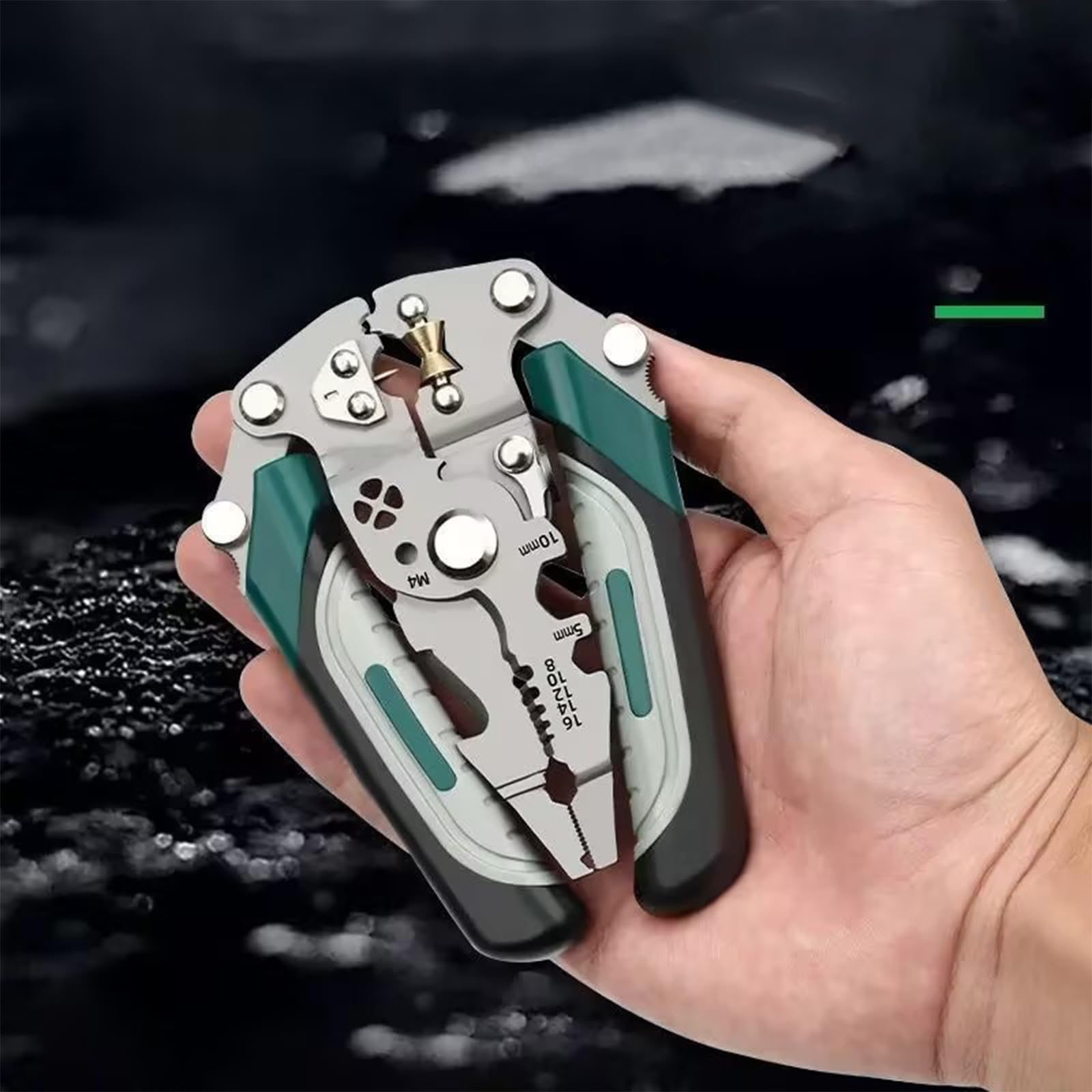 Coupe-câble multiusage pliable avec verrou ergonomique et de sécurité pour une utilisation professionnelle ou professionnelle