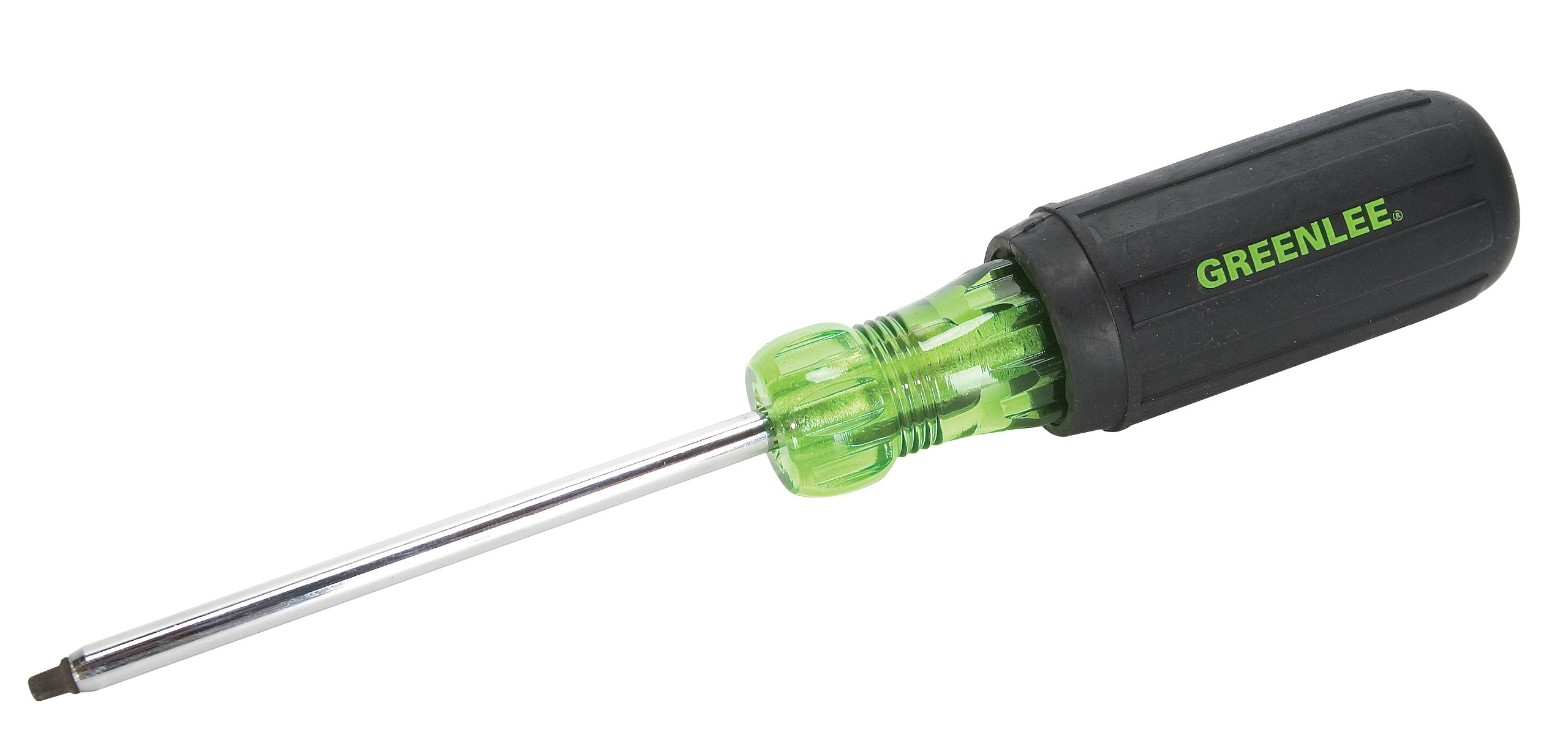 Greenlee 0353-12C Screwdriver with Soft Ergo Grip, Square-Recess