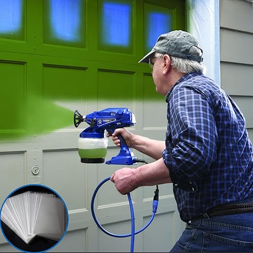 Miniatura 3 de Paquete de 50 coladores de pintura, papel de filtro de pintura de cono con 1 embudo de silicona, malla fina de nailon ultra flujo de 100 micrones