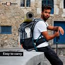 Pick Ur Needs 2 in 1 Emergency Rechargeable Long Range 50 Watt+Side Tube Search Torch Light with Dual Battery Emergency Light (Grey) gallery image