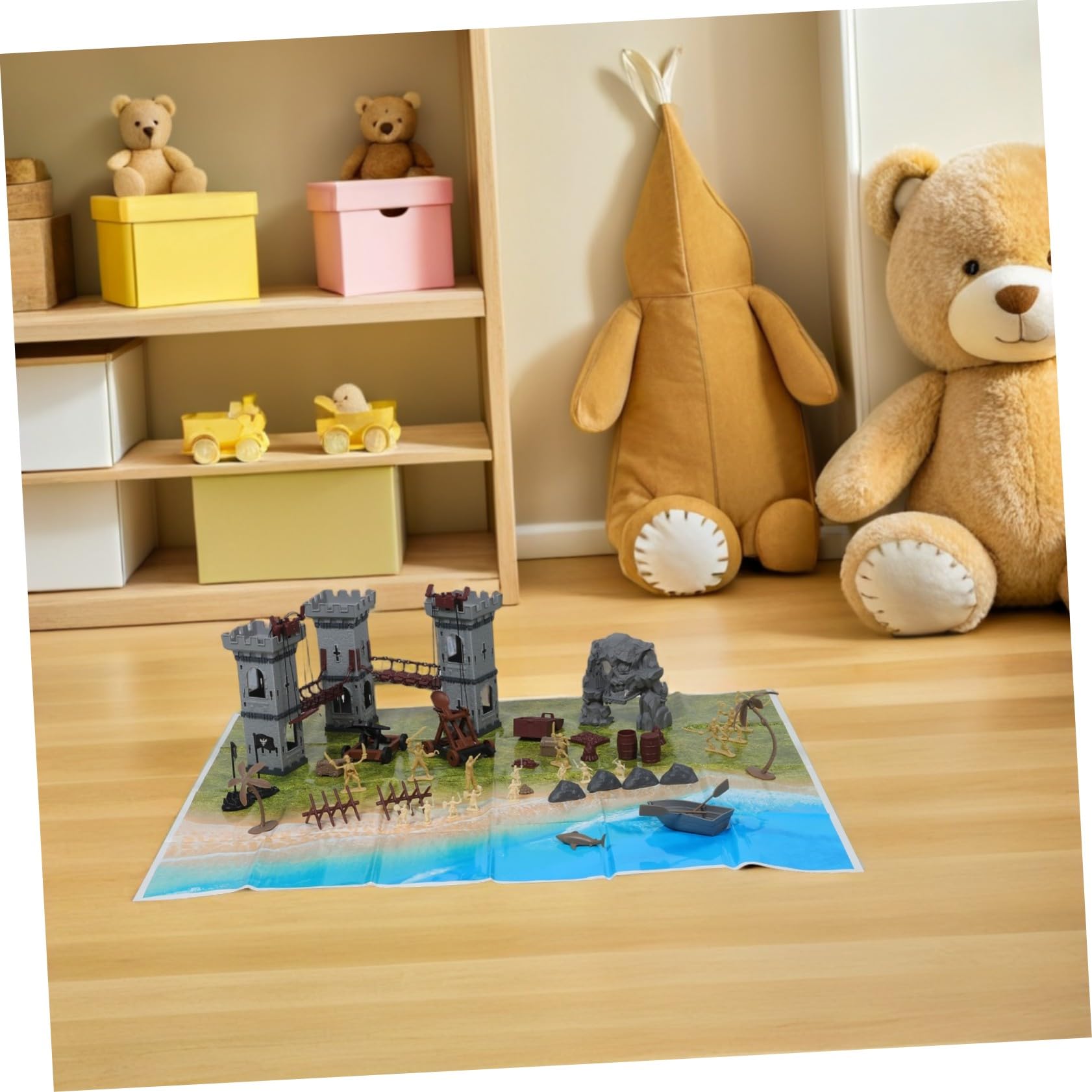 Ipetboom Mini Figure Esercito 293 Pezzi in Plastica per Gioco e Collezione | Dettagli Realistici, Assemblaggio Semplice, Adatti a Bambini e Collezionisti