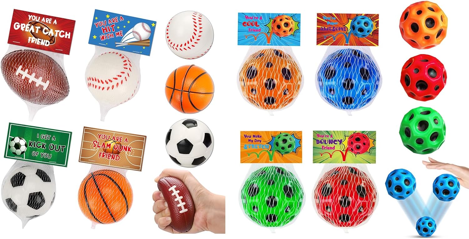 Thremhoo Balls Party Favors for Kids Bouncy Balls Goodie Bag Stuffers