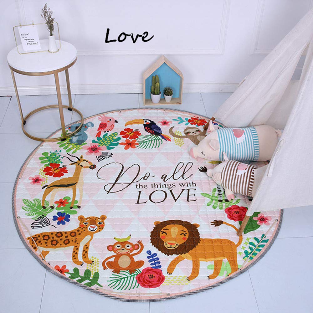 Tapis de sol jouet bébé DOTBUY 150cm contre le désordre avec sac portable