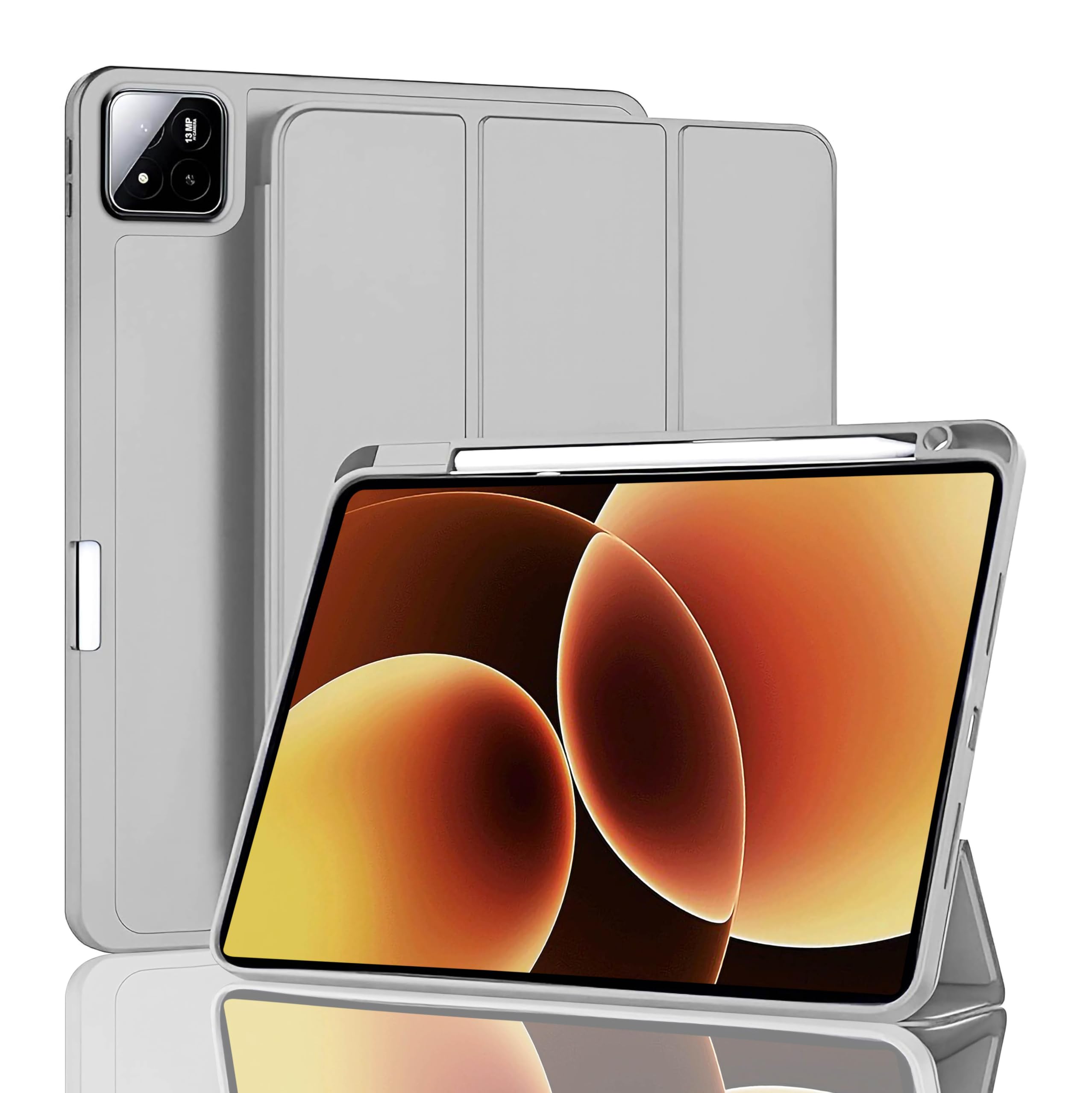ProElite Cover for Xiaomi Mi Pad 8/Pad 8 Pro 11.2 inch Cover, Soft Flexible Flip Case Cover with Pen Holder for Xiaomi Mi Pad 8/Pad 8 Pro 11.2 inch, Support Auto Sleep Wake, [Recoil Series] - Black — Amazon image 16