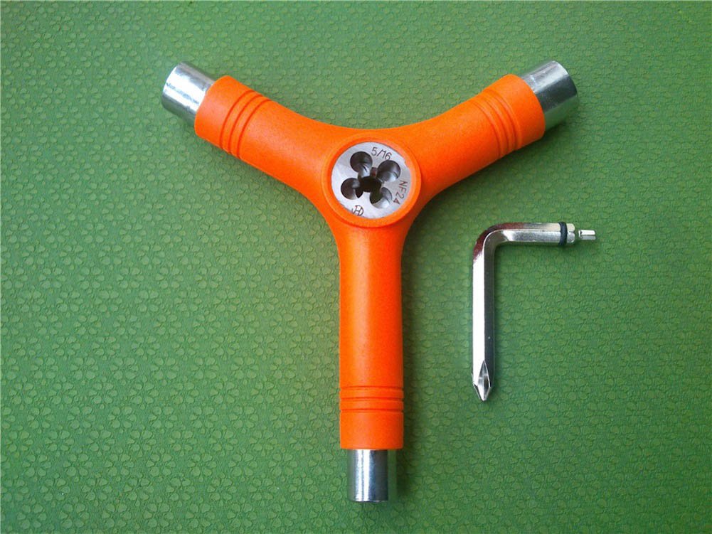 Y-Shape Skateboard Tools Multi-Functional Tools For Skateboard Longboard Cruiser Deck Adjustable Tool Kits
