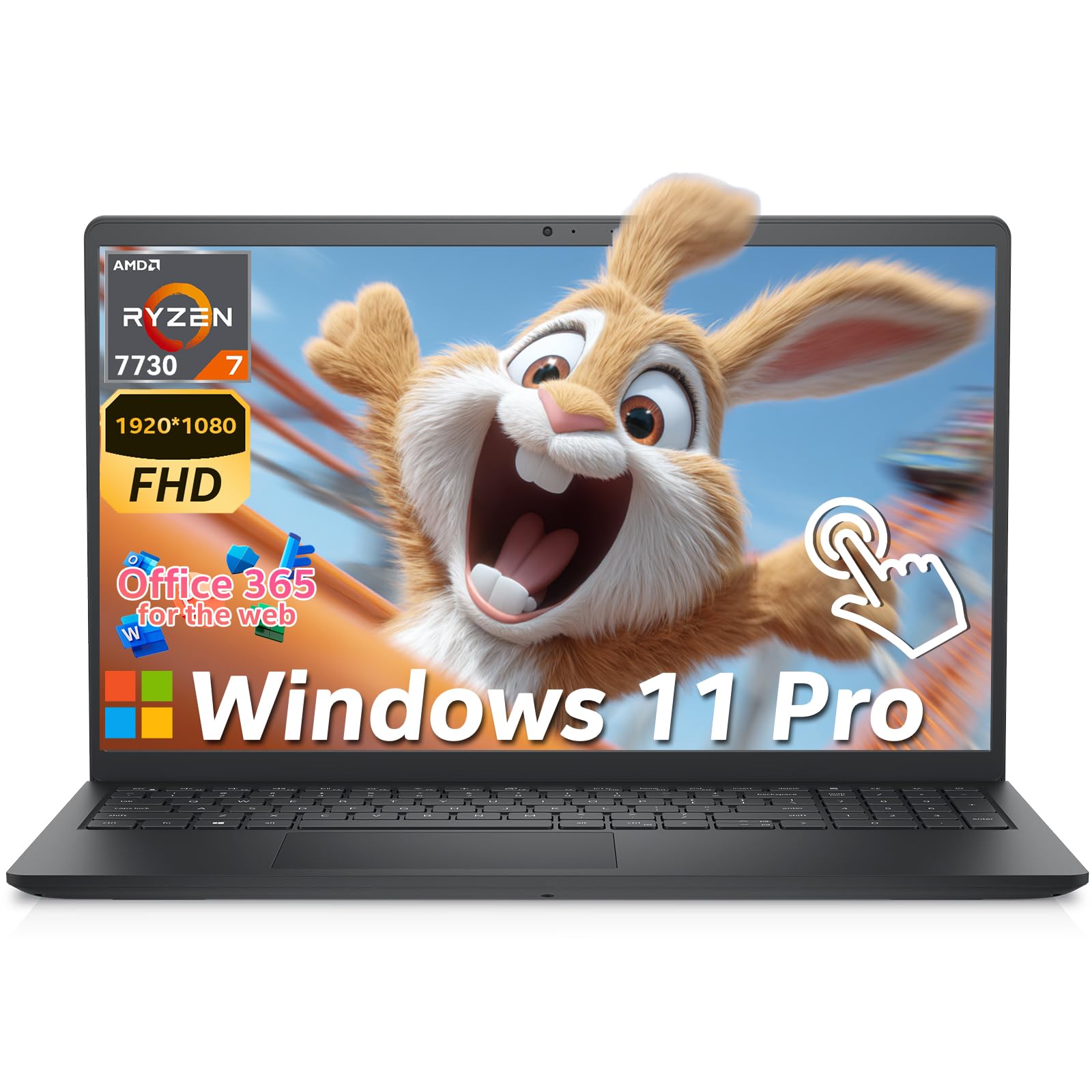Amazon.com: Dell Inspiron 15 3535 Touchscreen Laptop, AMD Ryzen 7