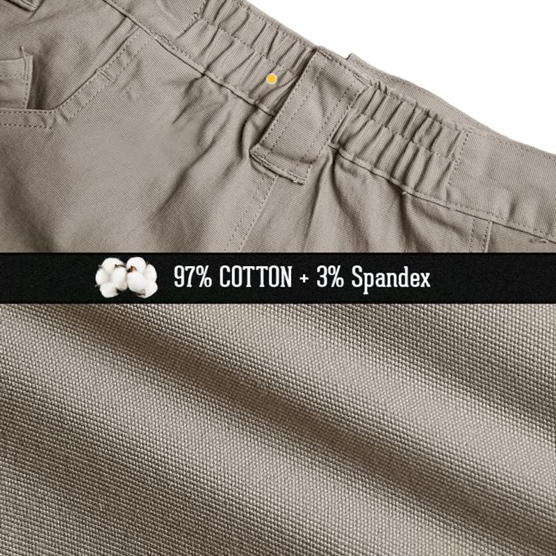 NAVEKULL Men's Military Cargo Tactical Pants Ripstop Lightweight Cotton Stretch Combat Outdoor Hiking Pants - Image 6