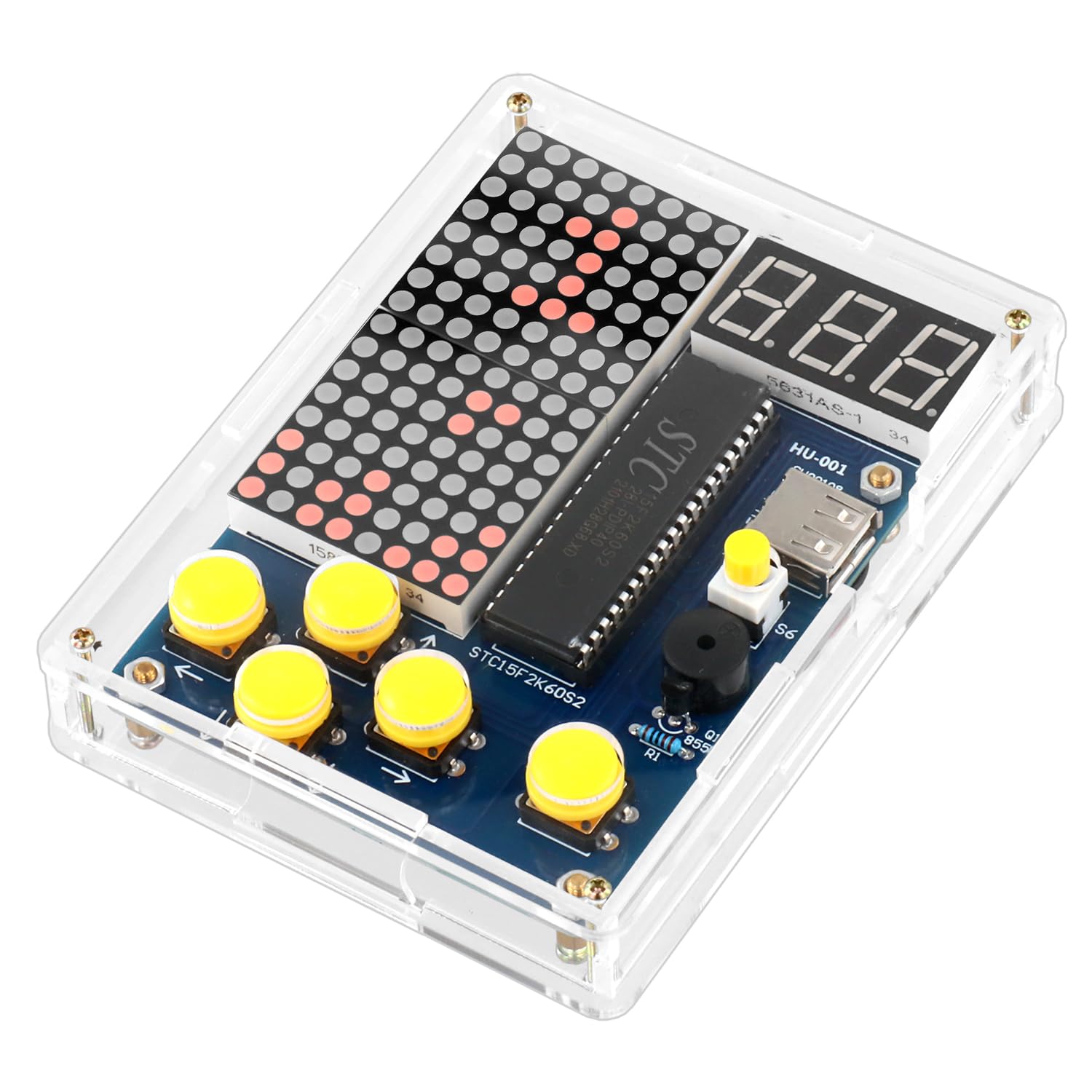 Kit Saldatura Fai Da Te Per Console Di Gioco - Con 4 Giochi Retrò, Guscio Acrilico - Educativo - Foto 2