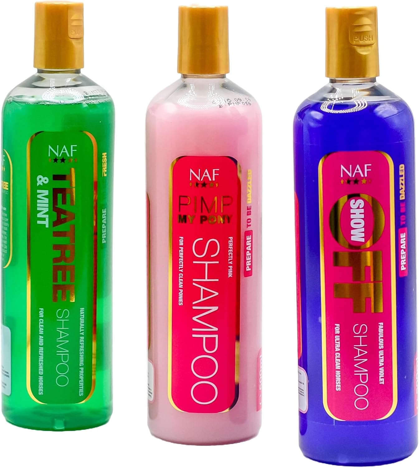 NAF My Pony Shampoo 500ml – Deep Cleaning, Shine-Enhancing Shampoo for Horses & Ponies – Fruity Fragrance – Gentle, pH-Balanced Formula for Show-Ready Results