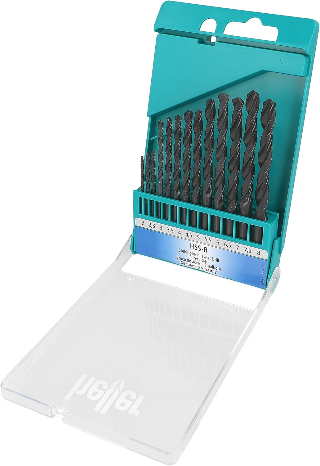 Heller Tools 177344 "901" Steel Drill Bit of HSS, Silver, Set of 13 Piece, 13-tlg., diameter 2-8 mm - Image 3
