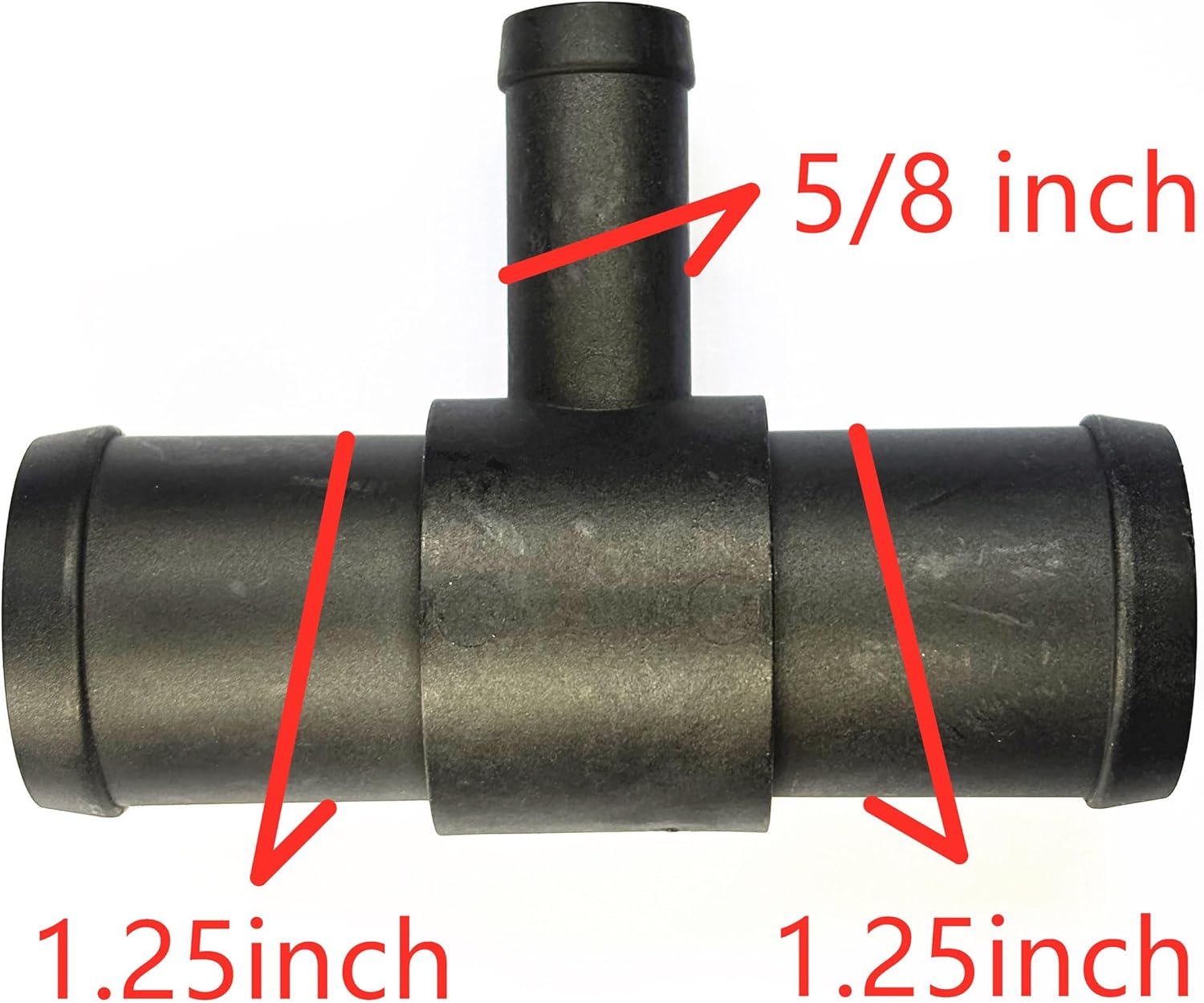 1.25" x 1.25" x 5/8",Radiator Coolant Hose 3 Way Connector,Heater T-Joint Diverter,Water Pipe Splitter Repair Kit for Chevrolet,Ford,F-150,Lincoln,Ram,GMC,Jeep,Cadillac,Buick,Dodge,Chrysler,32mm,16mm