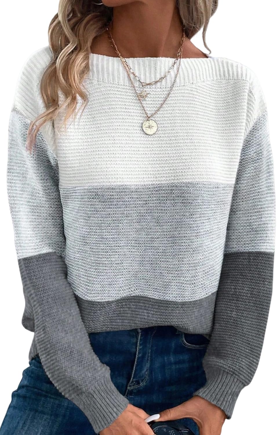 Ranphee Pulli Damen Schwarz Herbst Moderne Winterpullover Wa