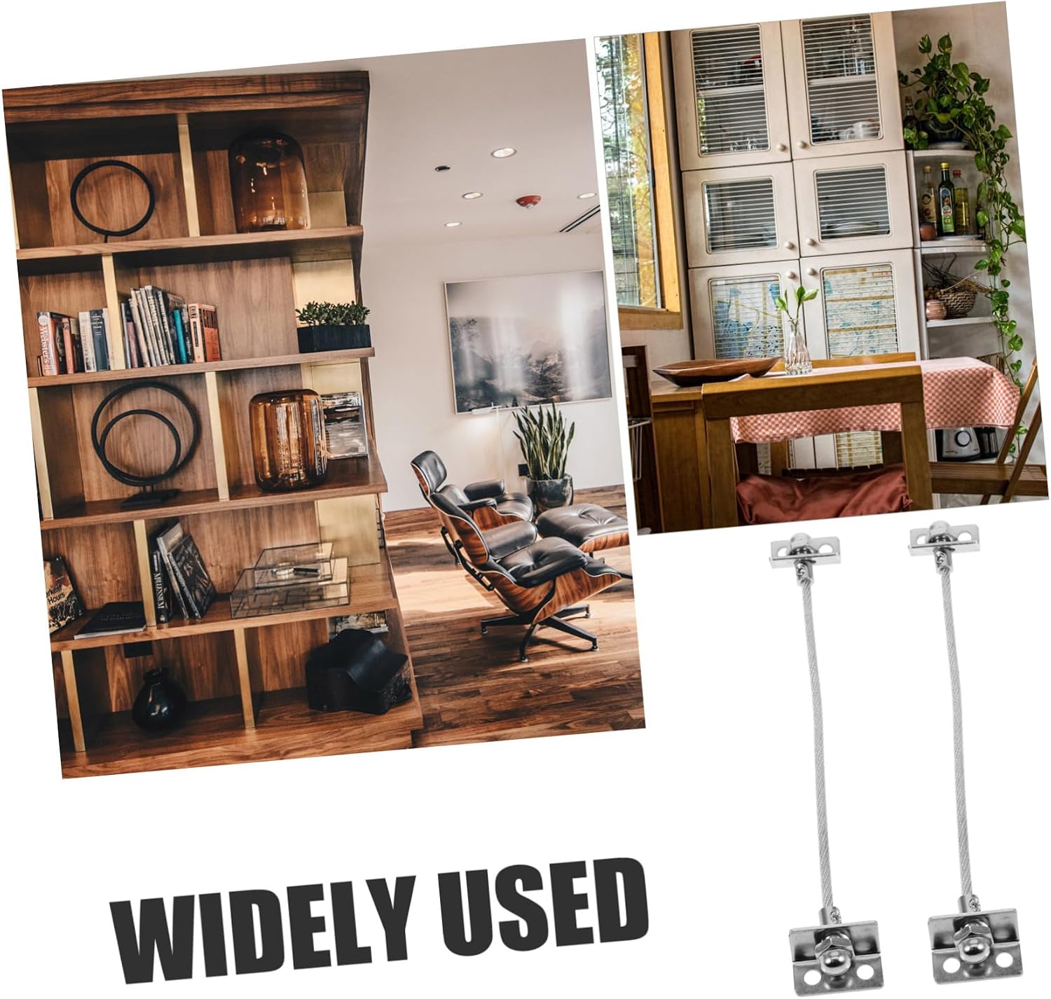 2sets Fireplace Proofing Kit of Furniture Anchors Secure Bookshelf Dresser Cabinet to Wall Safety Straps for Boys and Girls Pet Proofing
