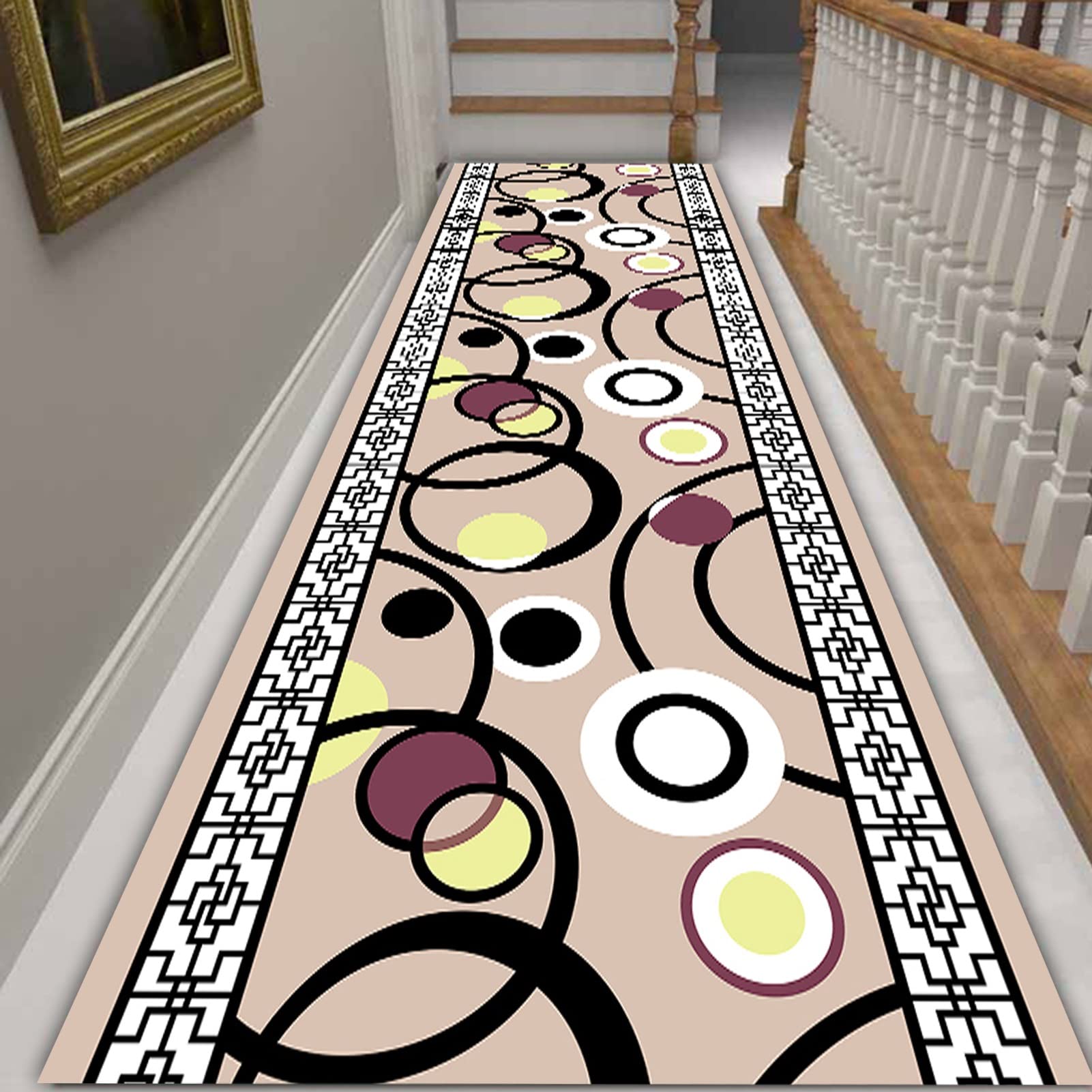 LHYZF Moderne schmale Läufer Teppiche für Flur, Langen Teppichläufer für Küchenkorridor oder Eingang, Home Hotel Flur Floor Mats