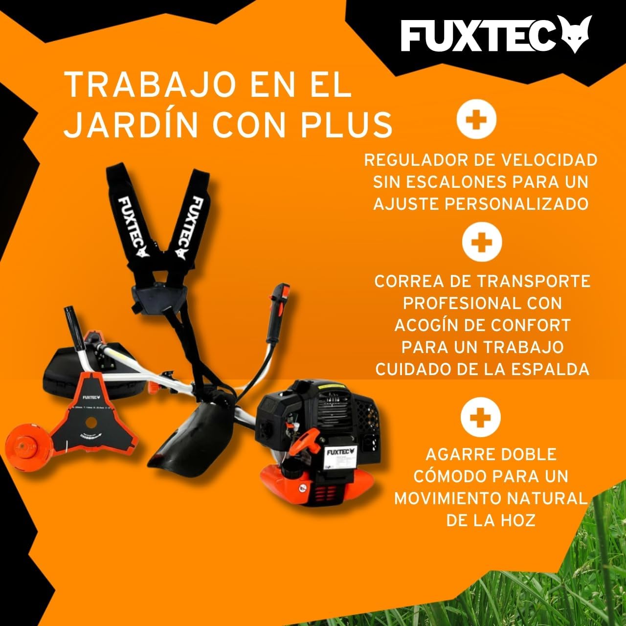 FUXTEC FX-MS152 brush cutter comfort features
