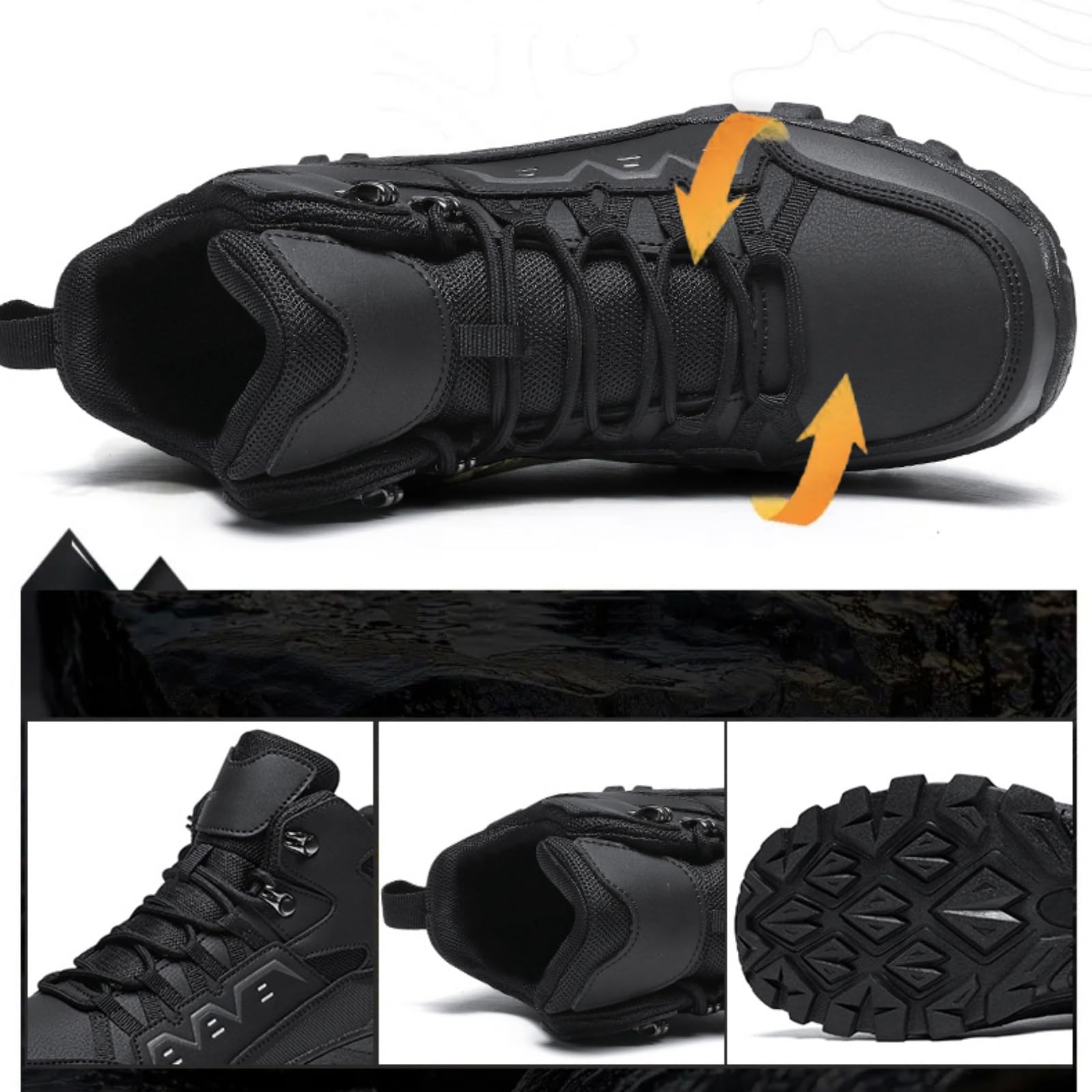 Scarpe Escursionismo Uomo Stivali Trekking Camminata Impermeabili