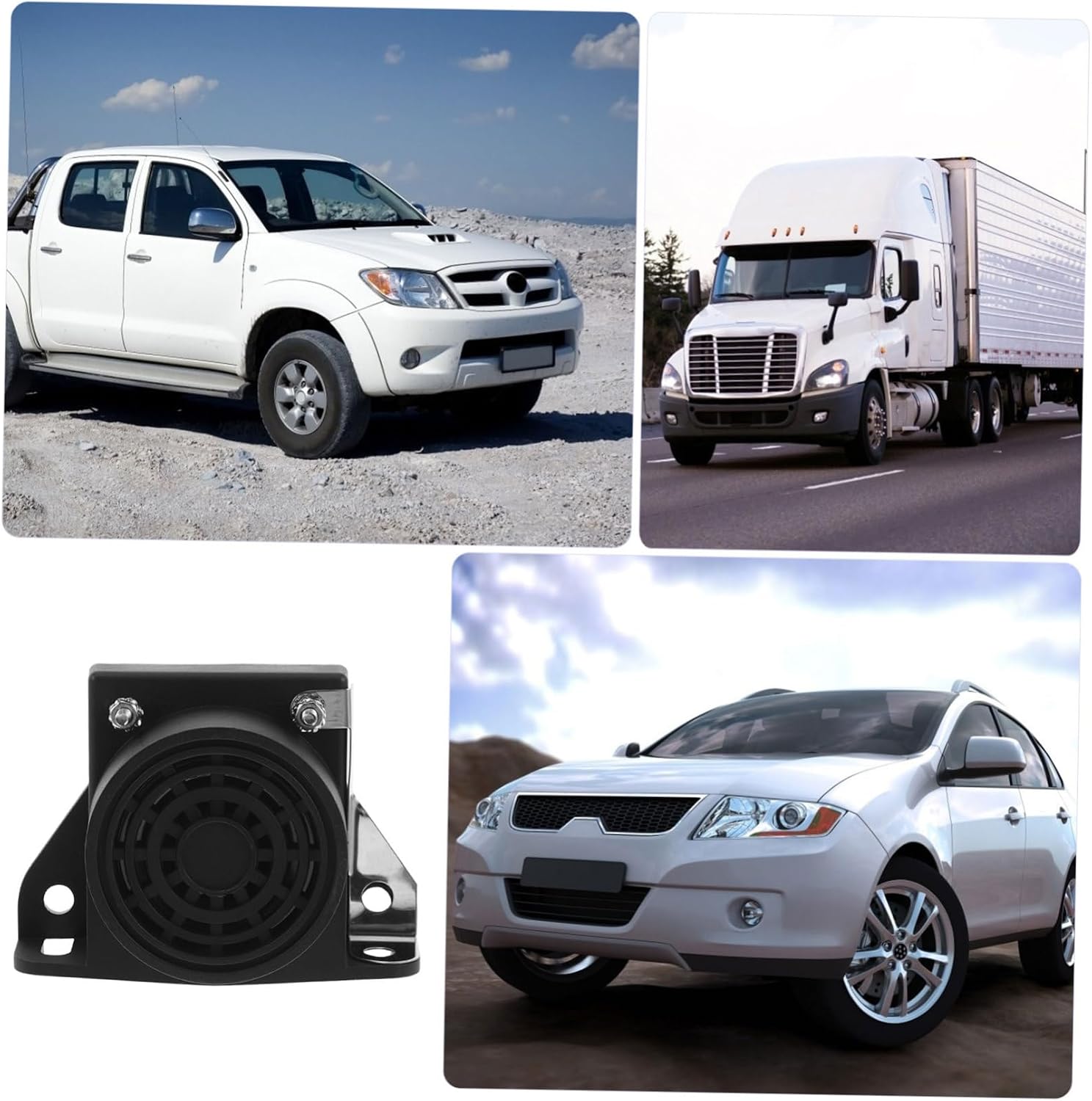 TIDTALEO 12v-48v Rv Backup Horn Sound Alarm for Vehicle Safety and Easy Install