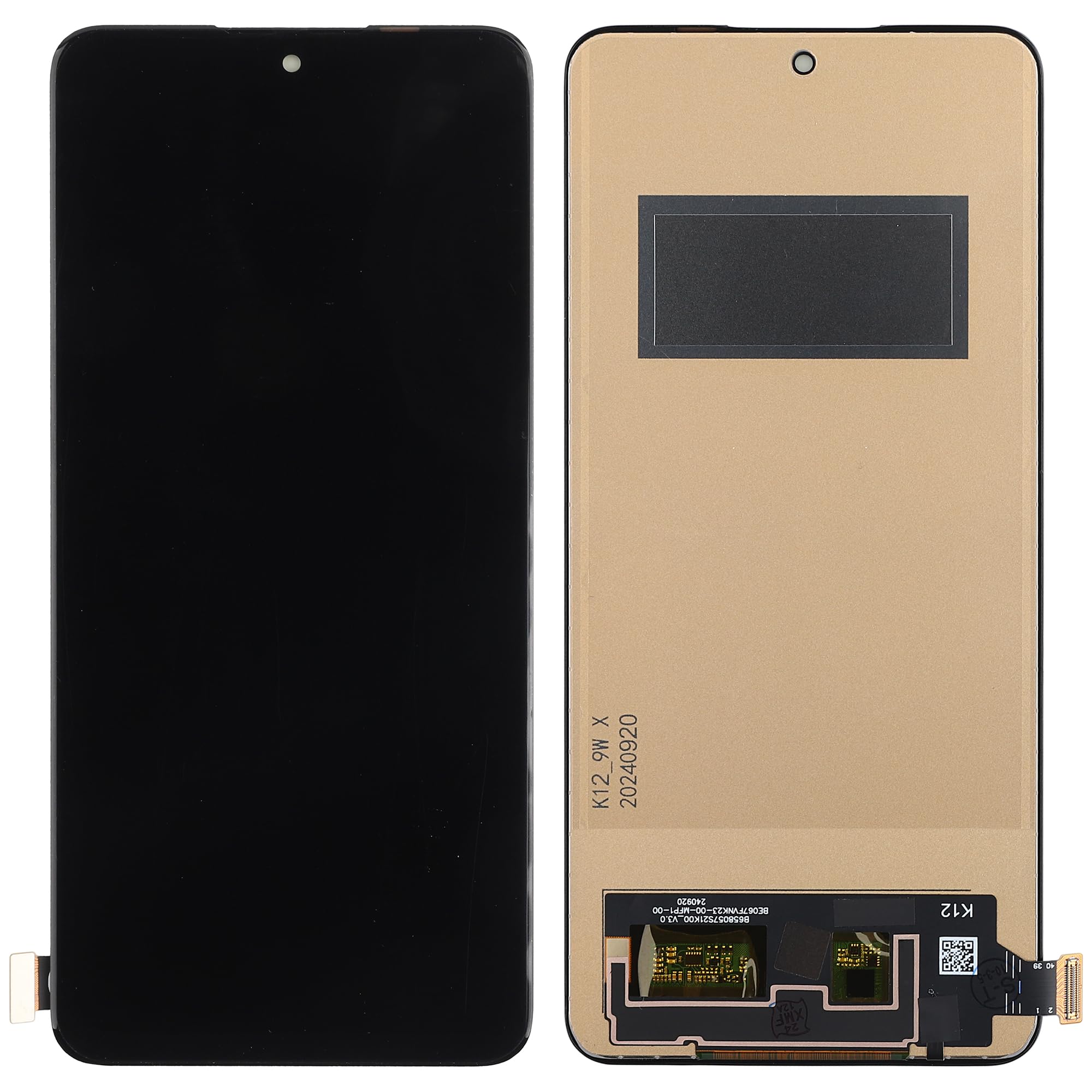 [z ramką] Zamiennik wyświetlacza OLED, kompatybilny z Onepl-us Nord CE 4 [6,7"] CPH2613 LCD Touch Screen z zestawem narzędzi