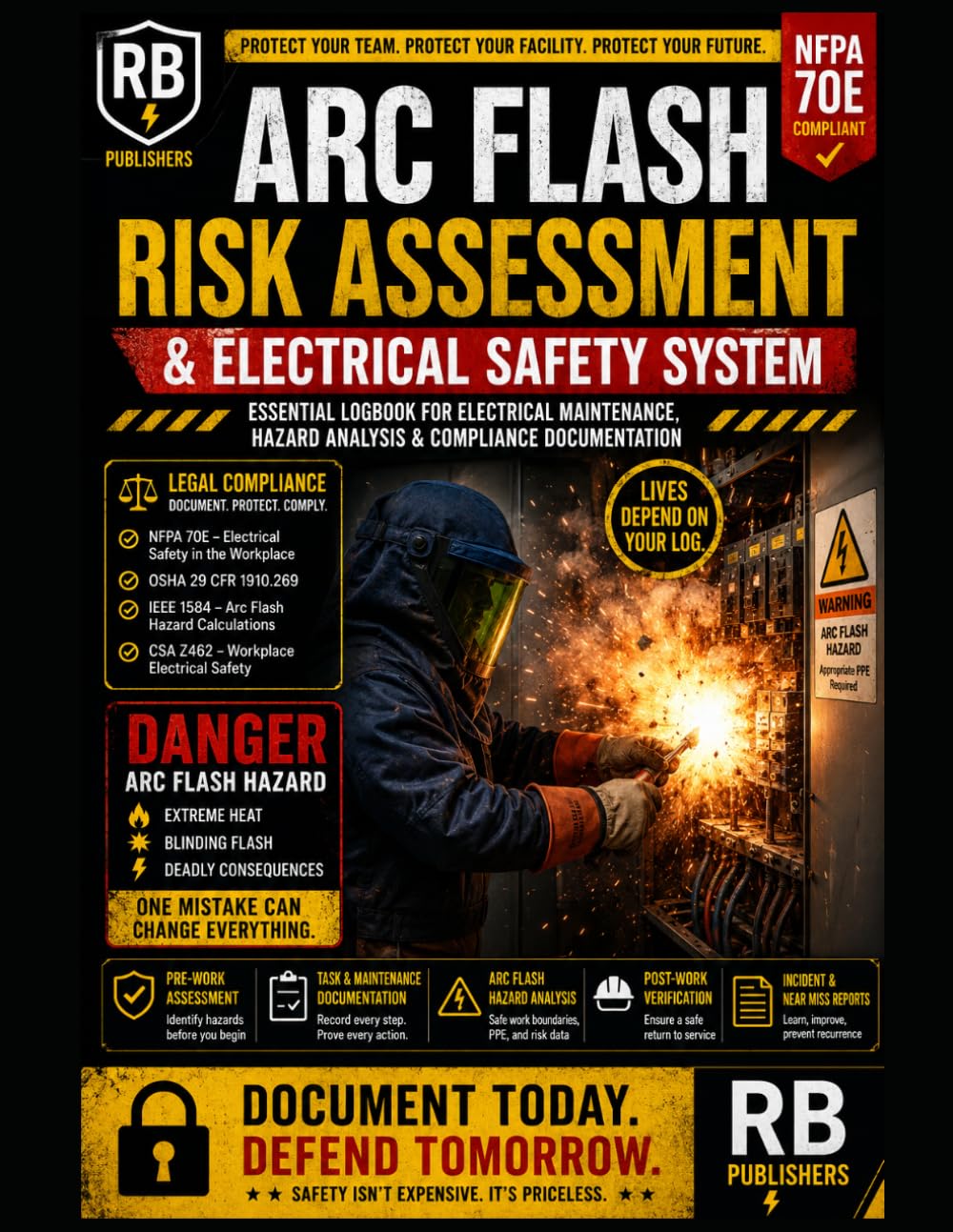 Arc Flash Risk Assessment & Electrical Safety System: PRE-WORK ASSESSMENTS • HAZARD ANALYSIS • TASK DOCUMENTATION SAFE WORK PRACTICES • INCIDENT REPORTING • COMPLIANCE RECORDS