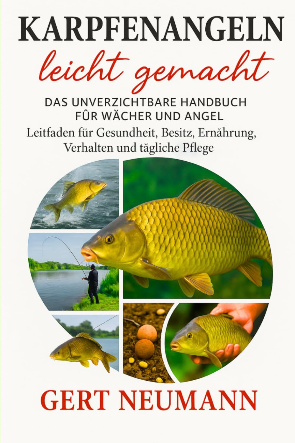 Karpfenangeln leicht gemacht DAS UNVERZICHTBARE HANDBUCH FÜR WÄSCHER UND ANGEL: Leitfaden für Gesundheit, Besitz, Ernährung, Verhalten und tägliche Pflege