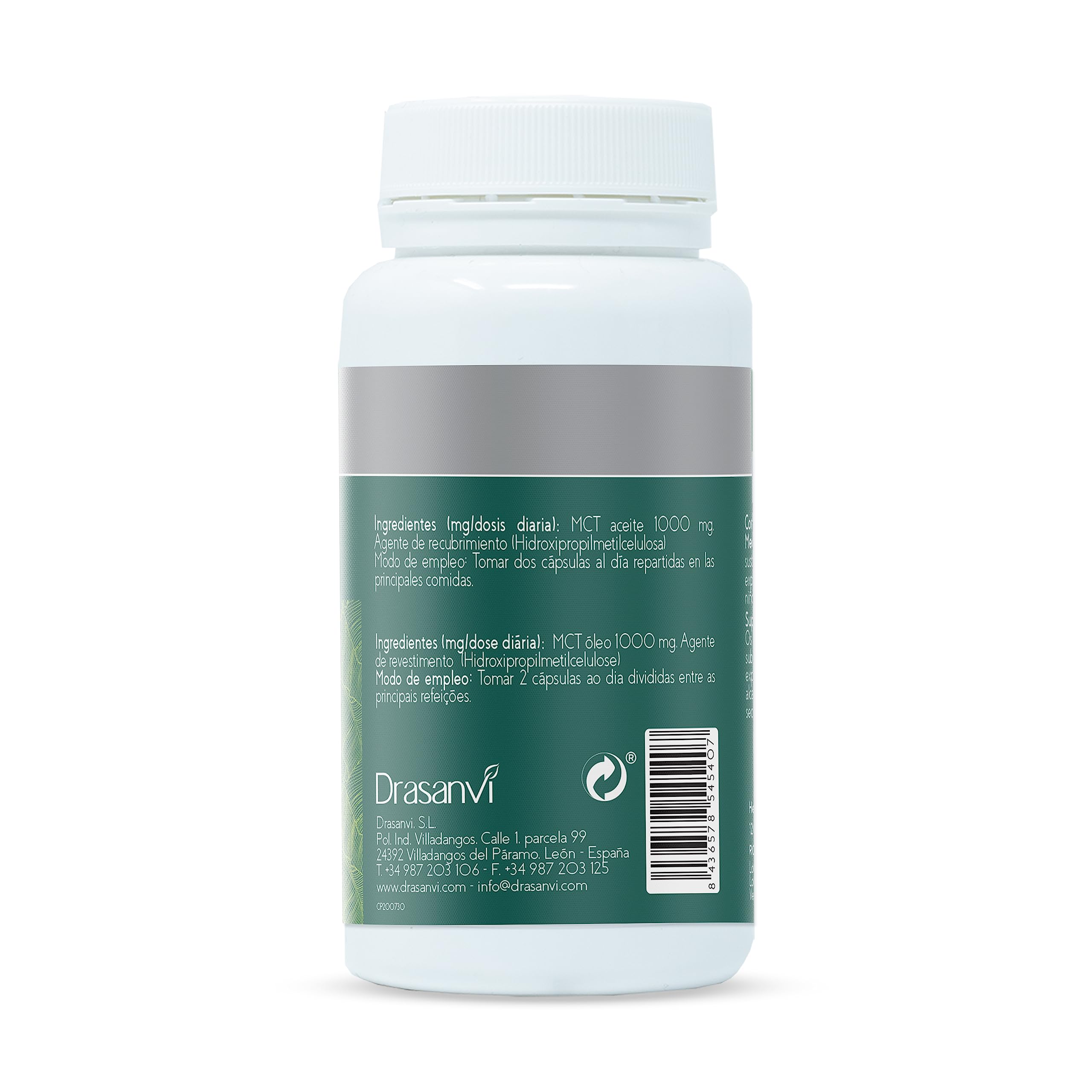 Drasanvi MCT OIL 120 CAPSULAS KETO
