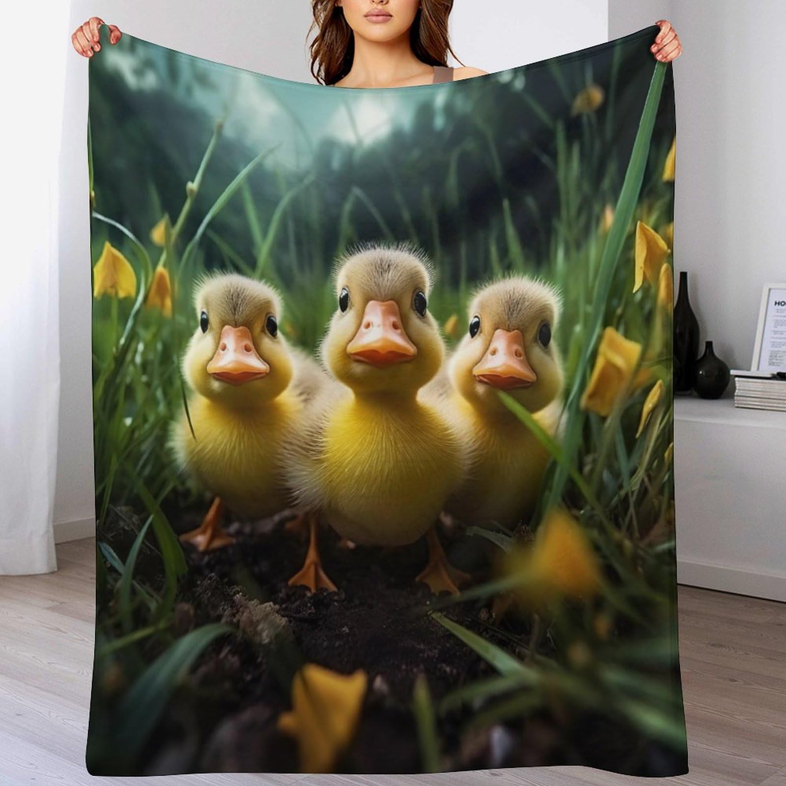 Couverture canard plaid canapé flannel remède idéal contre le froid de l'hiver