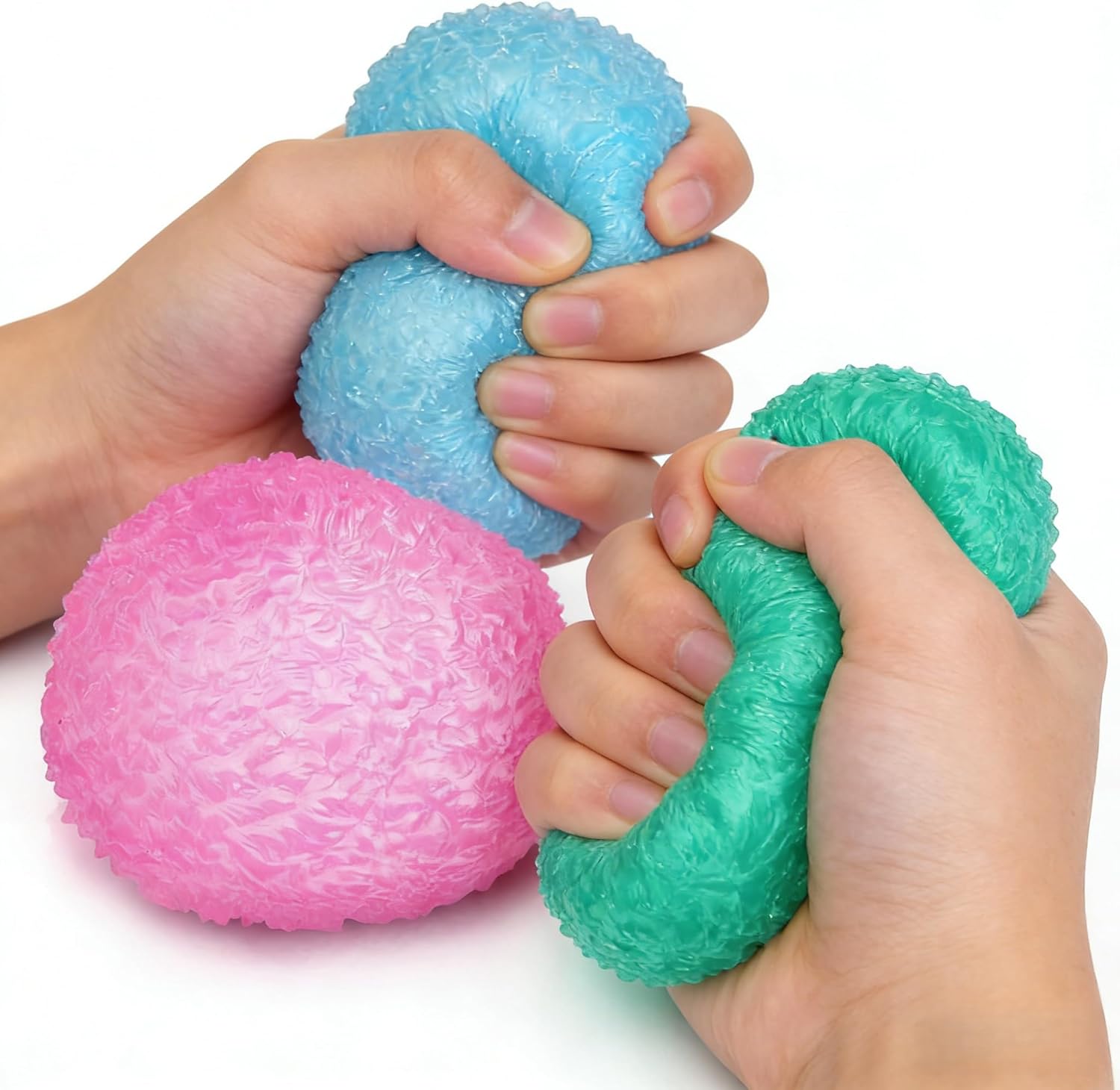 Stress Ball for Adults – Realistic Malt Sugar Ball Squishies, Soft Stress Relief Fidget Toy, Birthday Gift & Party Favors (Random 1pc)