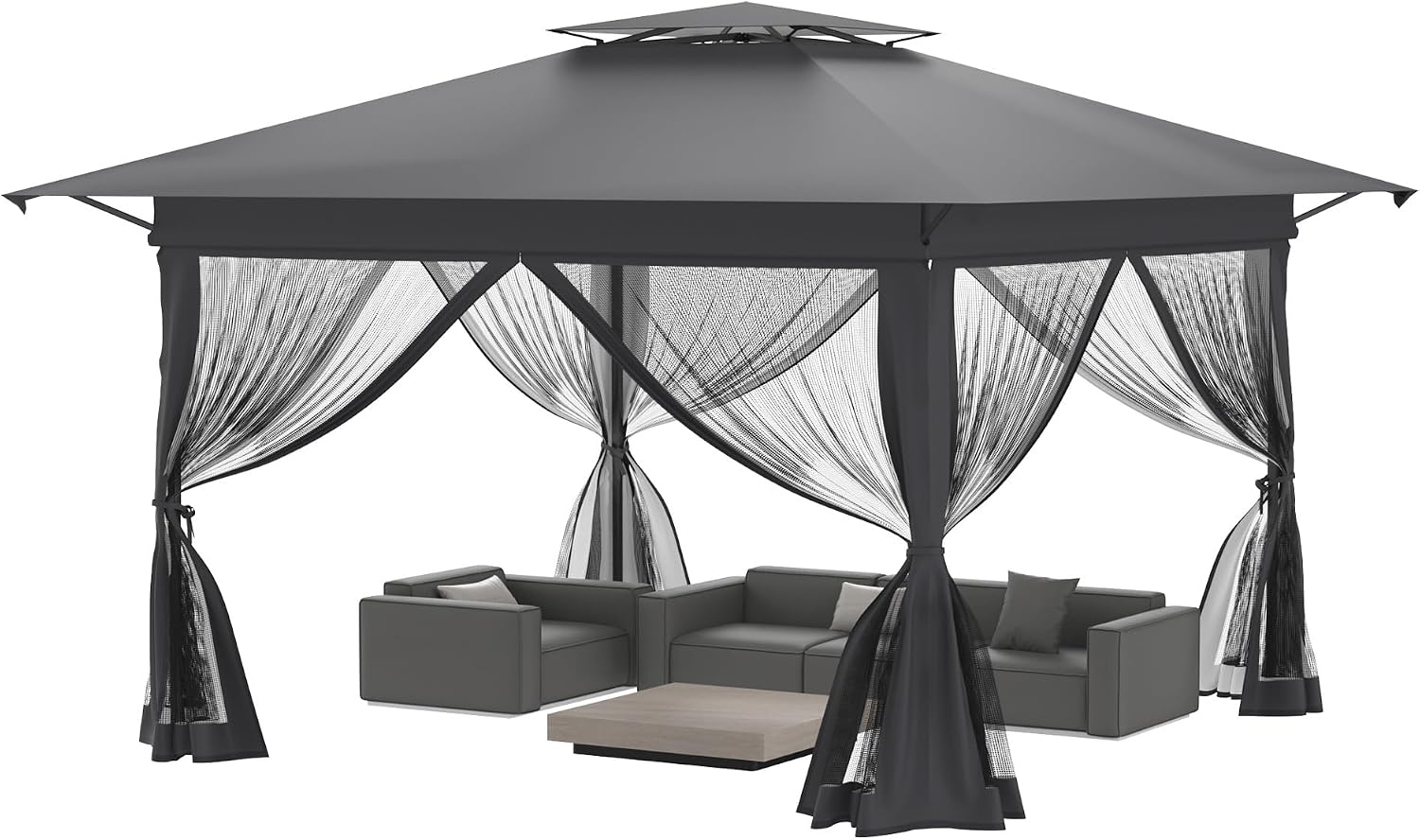 Cenador plegable 3x3 m JOIEYOU, resistente agua/invierno