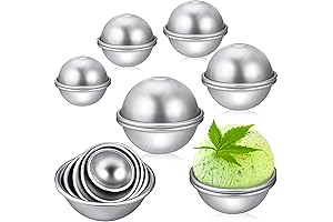 Premium Metal Bath Bomb Mold Assortment