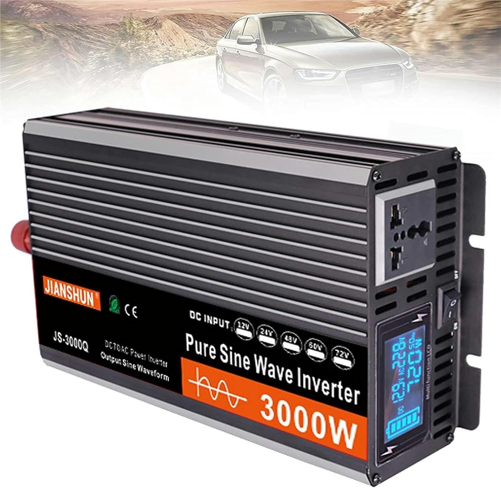 Convertisseur de Tension de Voiture pour camping-car et appareils électriques