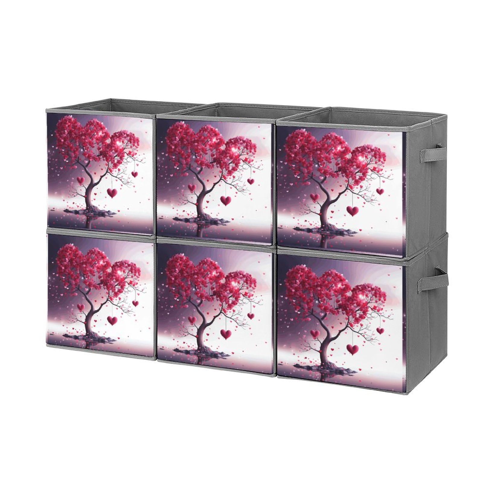 Boîte de rangement empilable lot de 6 pliables pour résoudre le manque de place dans l'armoire