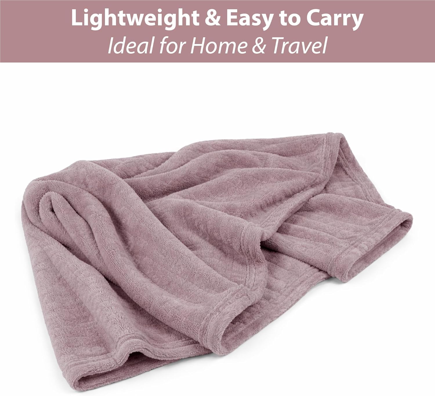 Ababy Baby Swaddle Blanket for Newborn – Ultra-Soft Flannel Receiving Blanket, 100% Polyester, Cozy & Gentle on Skin 28" x 40" - Blush Pink